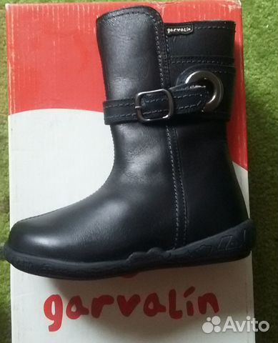Кожаные сапоги на весну, туфли в сад девочкам 22р