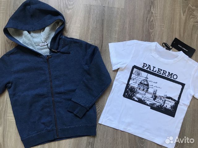 Кофта и футболка Dolce Gabbana и Ralph Lauren ориг Кофта и футболка Dolce Gabbana и Ralph Lauren ориг
