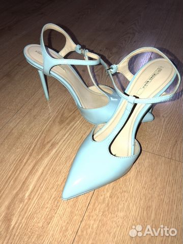 Туфли лодочки Zara голубые