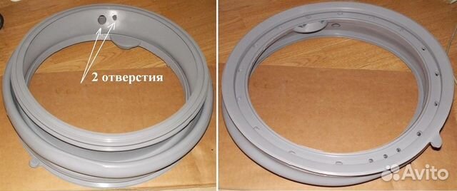 Манжета люка стиральной машины miele Italy 2отв. V Манжета люка стиральной машины miele Italy 2отв. V