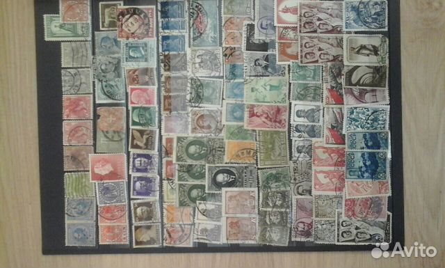 Почтовые марки разных стран 1870-1960 г
