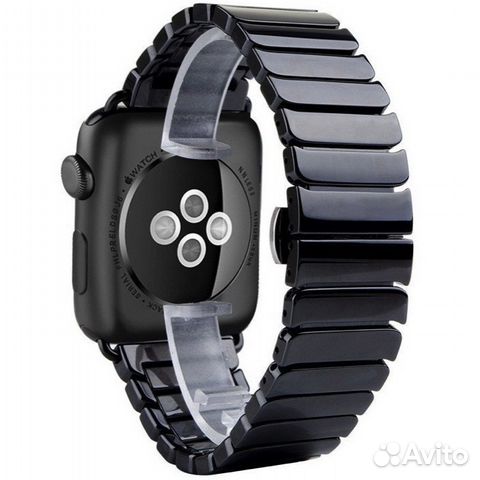 Браслет керамический для Apple Watch 42/44 черный