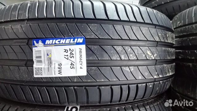 Новые Michelin Primacy 4 ZR 245/45 R17 XL 99 W Новые Michelin Primacy 4 ZR 245/45 R17 XL 99 W