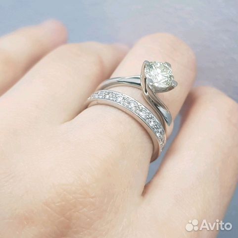 Кольцо с бриллиантами дорожка Кольцо с бриллиантами дорожка