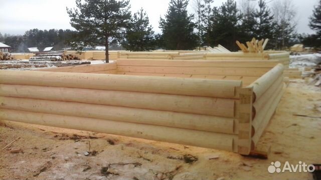 Сруб дома 7х7+ 2 с террасой и мансардной крышей