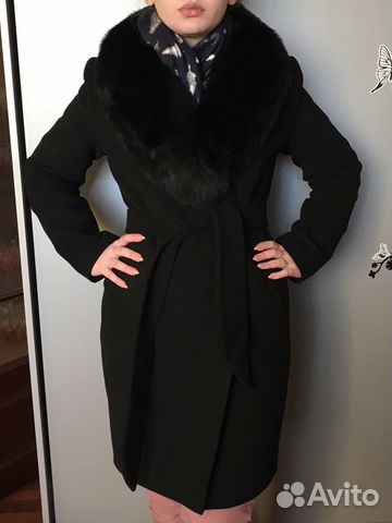 Пальто зимнее с мехом