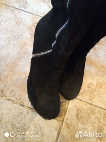 Замшевые батфорты/ замшевые сапоги