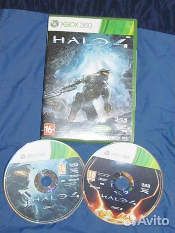 Игруха halk-4. xbox 360. 2 диска