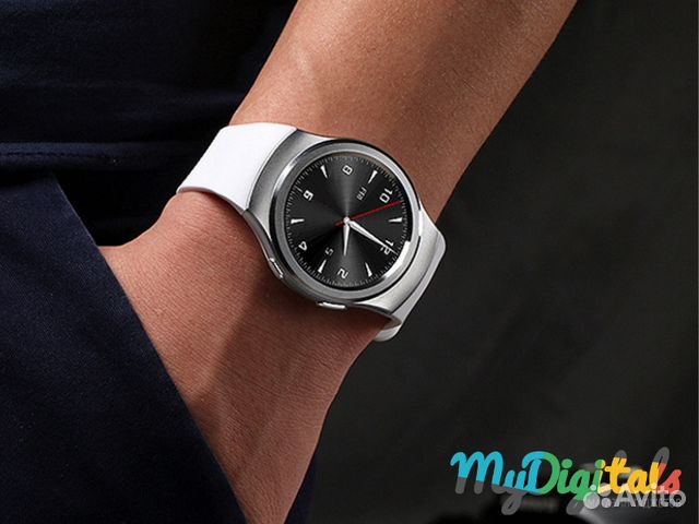 Умные часы телефон Smart watch KingWear KW18 Белые