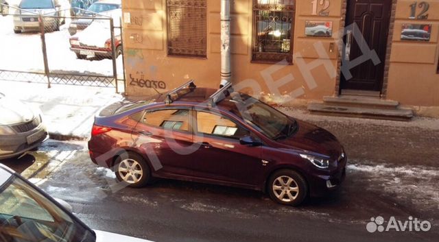 Багажник для Hyundai Solaris седан 2010-2016