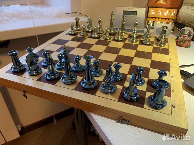 Набор шахмат из циркония.Классика