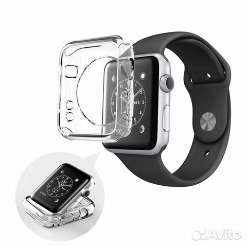 Силиконовый чехол для Apple watch 42/44 мм