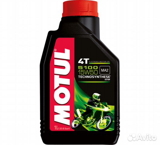 Моторное масло для мотоциклов Motul 5100 15W-50 1л