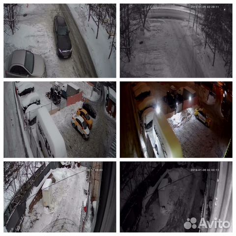 Видеонаблюдение. Уличный комплект из 4 камер Видеонаблюдение. Уличный комплект из 4 камер