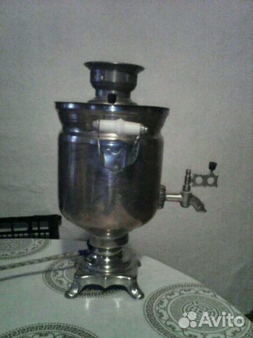 Самовар электрический латунный 3 л