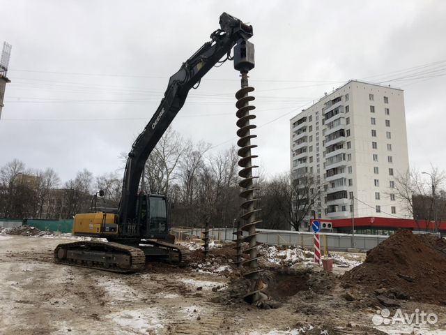 Аренда буровой с вибропогружателем на гусеницах