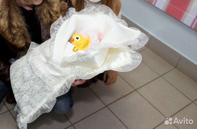 Конверт и одеяло на выписку, теплое