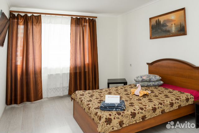

1-к. квартира, 45 м², 2 кровати