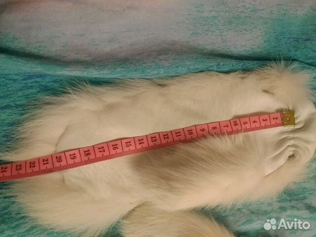 Варежки нат. мех (песец), нат. кожа Варежки нат. мех (песец), нат. кожа