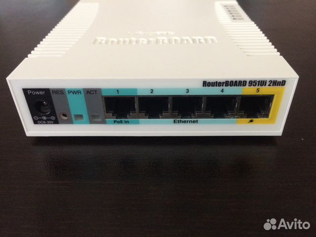 Роутер mikrotik RB951UI-2HND, новый