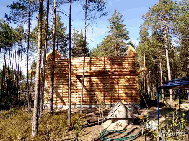 Сруб дома из бревна 6х9 Сруб дома из бревна 6х9