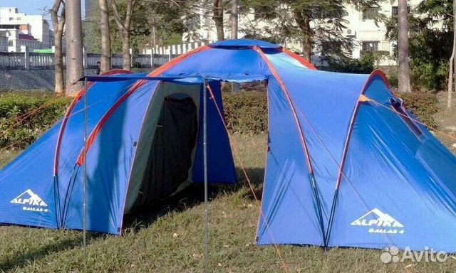 Палатка кемпинговая alpika Dallas-4, 4-х местная Палатка кемпинговая alpika Dallas-4, 4-х местная