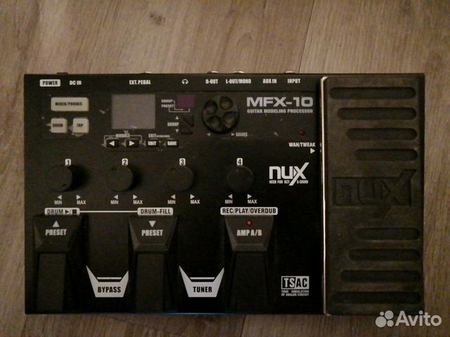 Гитарный процессор nux mfx 10