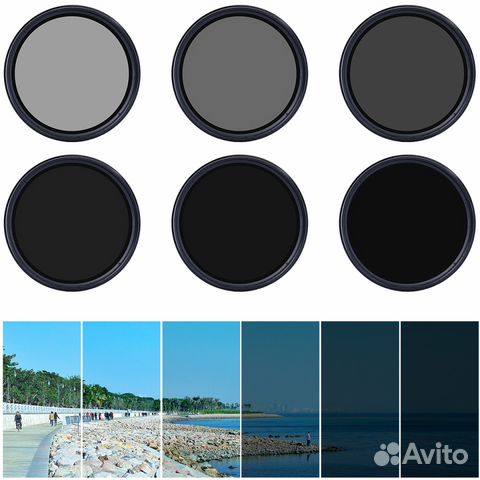 ND нейтральные светофильтры для объектива