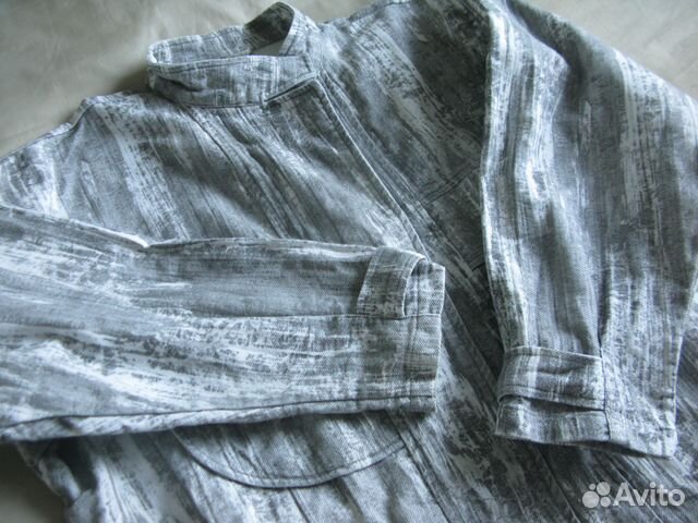 Новая куртка-накидка хлопок унисекс