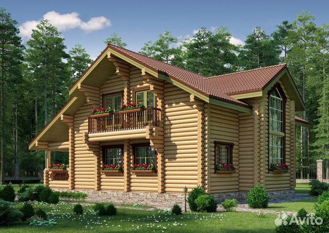 Дом из бревна Дом из бревна