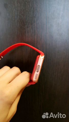 Умные часы красные Smart watch