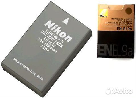 Аккумулятор Nikon EN-EL9a новый в упаковке (Bipo)