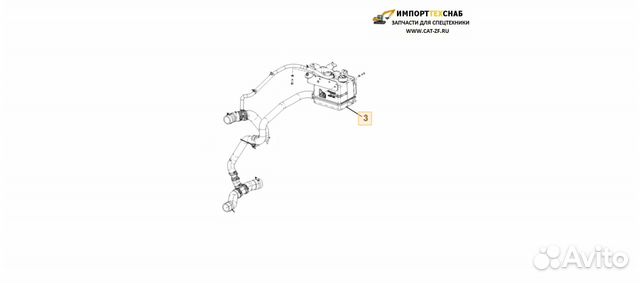 JCB 3cx бачок расширительный 128/15696 JCB 3cx бачок расширительный 128/15696