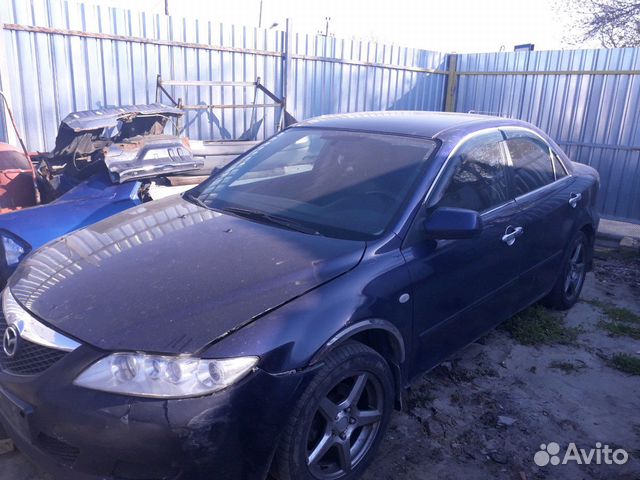 Mazda 6 2.0 AT, 2004, битый, 230 000 км