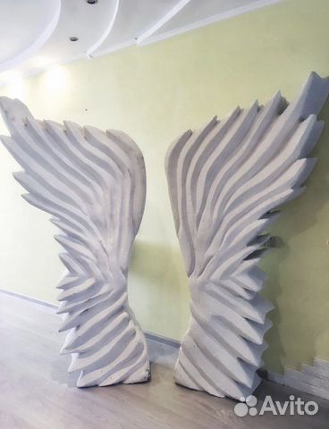 Крылья из пенопласта фотозона декор
