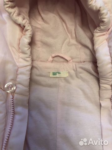Демисезонный комбинезон Benetton baby 9-12 мес