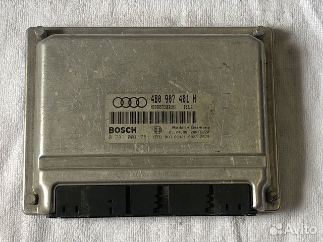 Блок управления двигателем Audi A6 2.5 4B0907401H