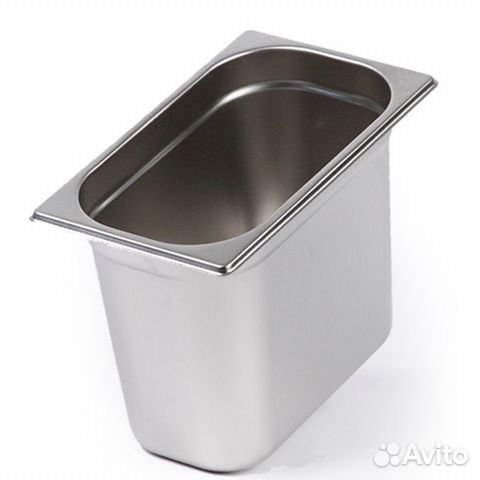 Гастроемкость Luxstahl из нержавеющей стали GN 1/4