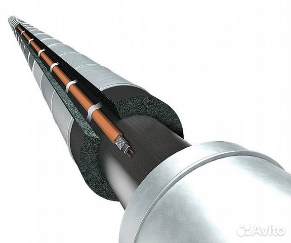 Греющий кабель на трубу 30 Ватт