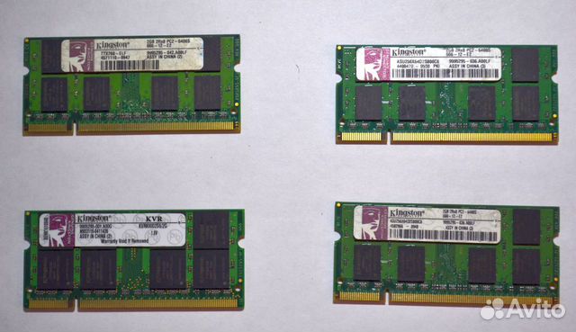 Память для ноутбука Kingston DDR2 2 Гб 800 мгц