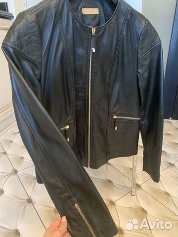 Куртка кожаная Massimo Dutti новая