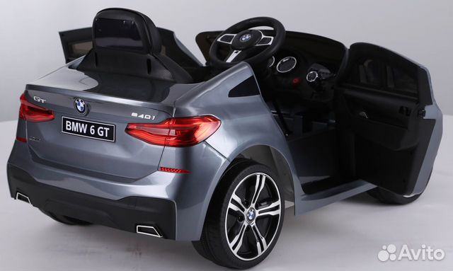 Детская машина на аккумуляторе бмв 6 GT Silver