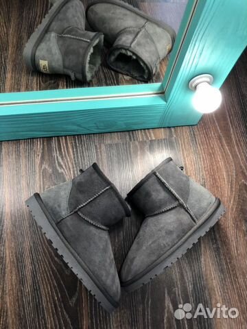 Угги Ugg Australia мини серые натуралки
