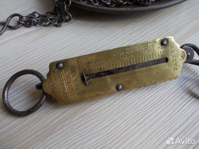 Безмен старинный с чашей Безмен старинный с чашей