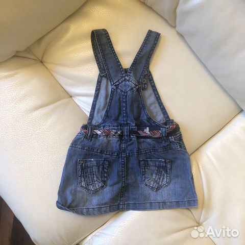Джинсовый сарафан Zara baby 7-12 мес