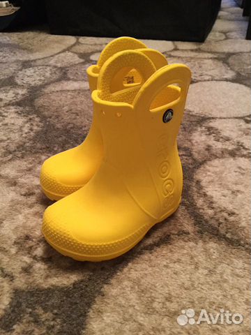 Сапоги резиновые Crocs детские, р. С6 (23)