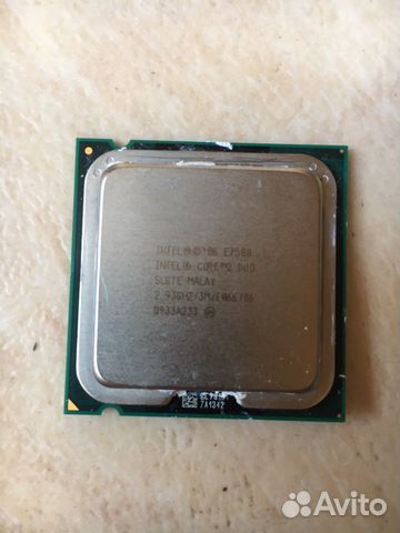 Процессор и кулер Intel core 2