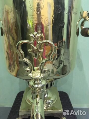 Самовар угольный на дровах 7л Баташев