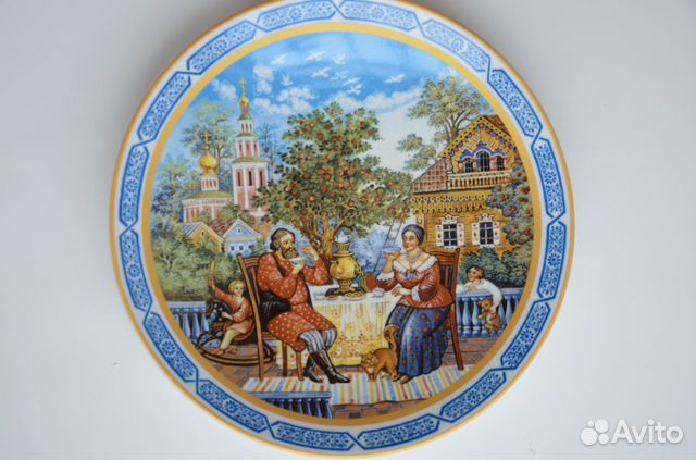 Много Дулево. Тарелка декоративная 20 см