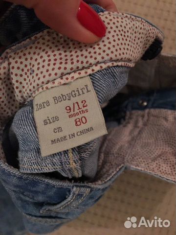 Джинсовый комбинезон Zara BabyGirl Джинсовый комбинезон Zara BabyGirl